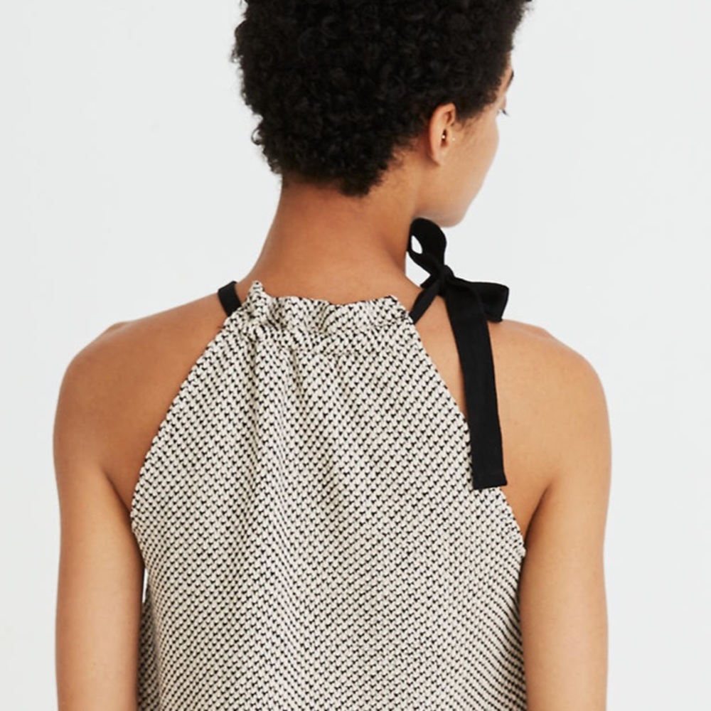 Texture & Thread Tie-Neck Halter Top - Picture 5 of 6